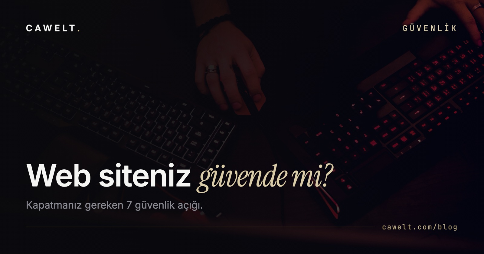 Web siteniz güvende mi? Kapatmanız gereken 7 güvenlik açığı